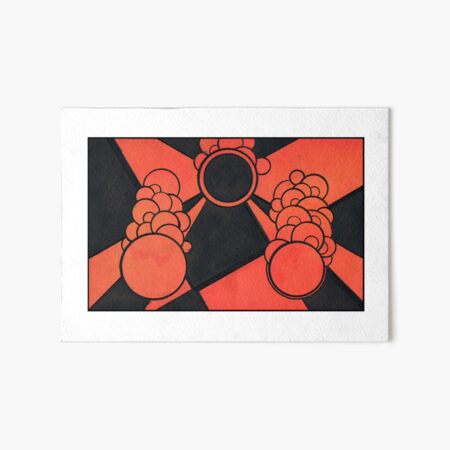 Item preview, Core Resonance: Red & Black with Bubble Clusters designed and sold by WatercolourJAMs.