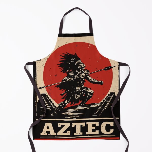 Item preview, Aztec Warrior Indigenous Mexican Art Mythpunk Propaganda Poster designed and sold by TuncGK.