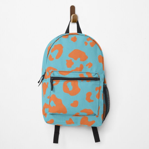Item preview, Cheetah Print - Pacific Coast Blue & Tart Orange designed and sold by Frohyou.