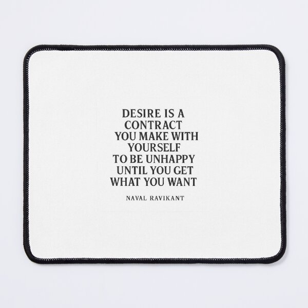 Item preview, Desire Is a Contract – Naval Ravikant designed and sold by Echos of wisdom.