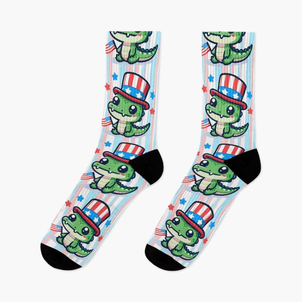 Item preview, Cute 4th of July Alligator designed and sold by Ghost on Toast.