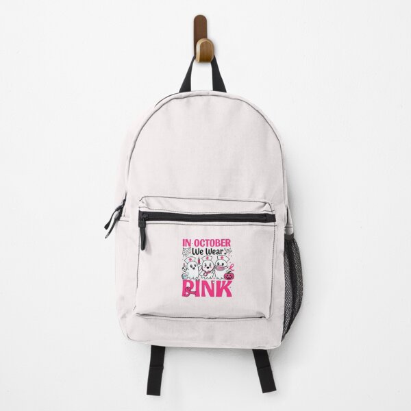Item preview, October We Wear Pink Nurse Breast Cancer Awareness Halloween designed and sold by diyoor.