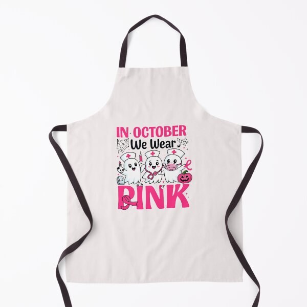 Item preview, October We Wear Pink Nurse Breast Cancer Awareness Halloween designed and sold by diyoor.