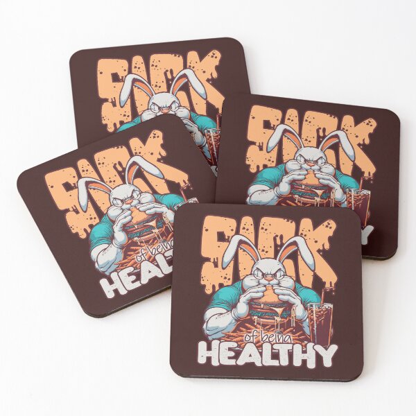 Item preview, Sick of Being Healthy Sarcastic Glutton Bunny designed and sold by CRHPOD20.