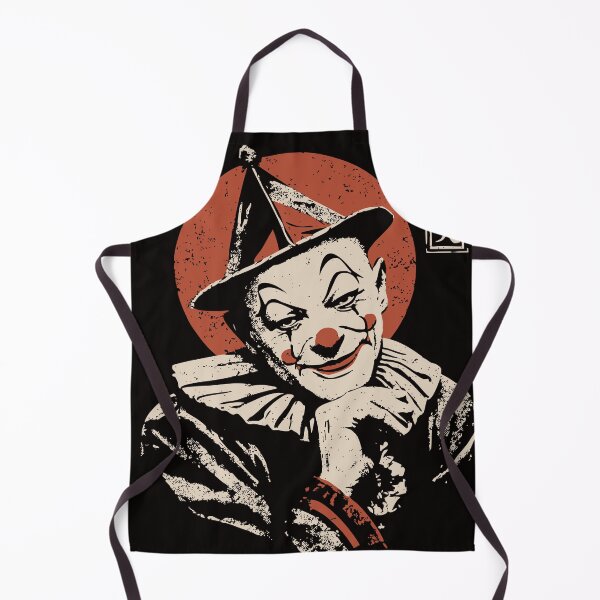 Item preview, Vintage Circus Clown Portrait Dark Carnival Surrealist Art designed and sold by TuncGK.