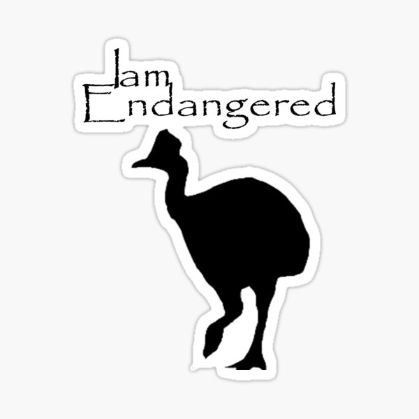 Item preview, I am Endangered designed and sold by Tarnya Burke.
