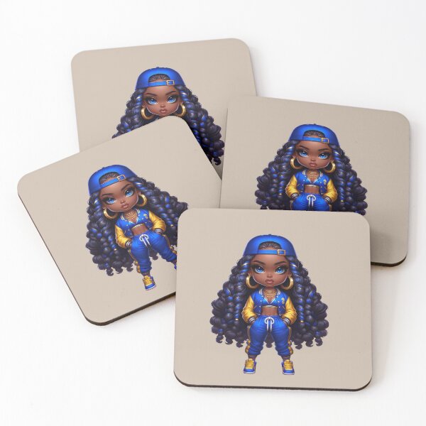 Item preview,  African American Chiba Girl designed and sold by Myra365Art.