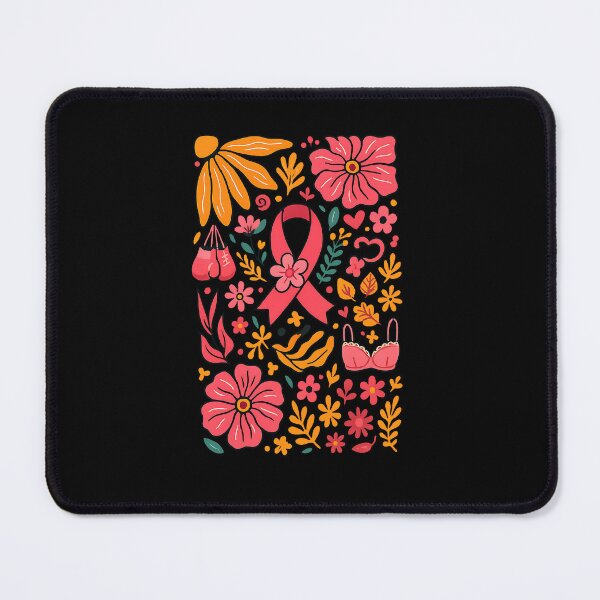 Item preview, Pink Ribbon Wildflower Breast Cancer Awareness Support Women designed and sold by diyoor.