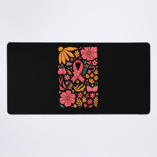 Item preview, Pink Ribbon Wildflower Breast Cancer Awareness Support Women designed and sold by diyoor.