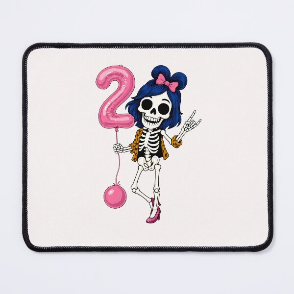 Item preview, Skeleton Funny Halloween 2nd Birthday Girl designed and sold by diyoor.