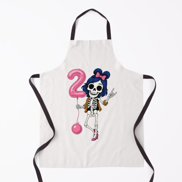 Item preview, Skeleton Funny Halloween 2nd Birthday Girl  designed and sold by diyoor.