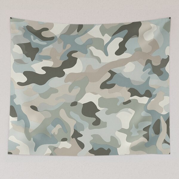 Item preview, Cool Tone Abstract Camouflage Pattern designed and sold by YourPrettyHome.