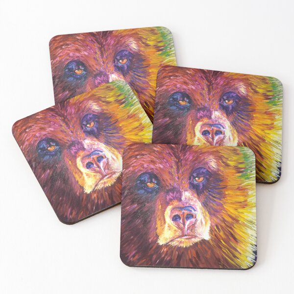 Item preview, Grizzly's quiet power, up close and personal,   designed and sold by Tricia Saroya Designs.