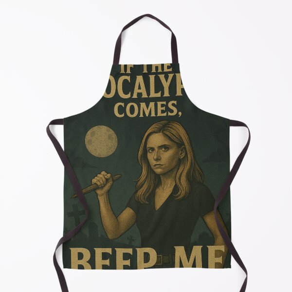 Item preview, Buffy the vampire slayer tshirt - if the apocalypse comes beep me designed and sold by Smells Like Merch Spirit.