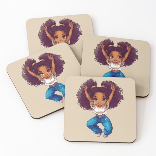 Item preview, African American Chiba Girl designed and sold by Myra365Art.