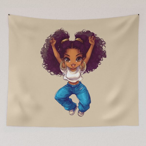 Item preview, African American Chiba Girl designed and sold by Myra365Art.