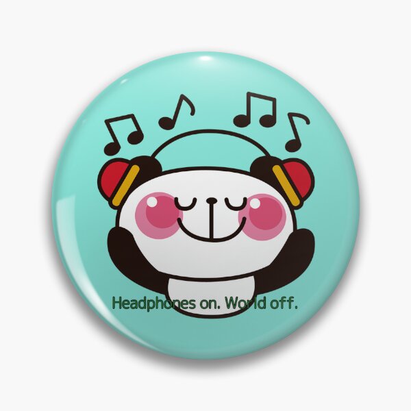 Item preview, Groovy Panda Vibes – Headphones On, World Off! designed and sold by Happy Doodle Club.