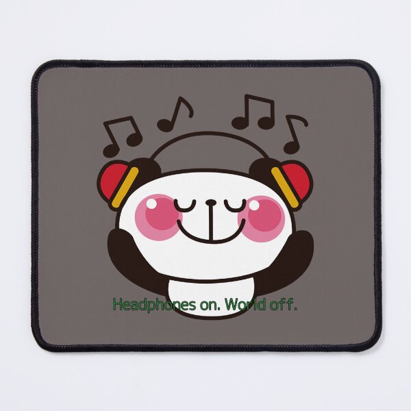 Item preview, Groovy Panda Vibes – Headphones On, World Off! designed and sold by Happy Doodle Club.