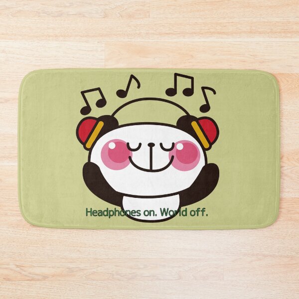 Item preview, Groovy Panda Vibes – Headphones On, World Off! designed and sold by Happy Doodle Club.