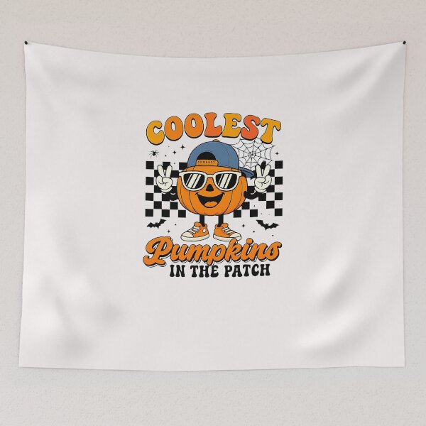 Item preview, Coolest Pumpkin In The Patch Groovy Halloween Mens Boys Kids designed and sold by TalalosART.