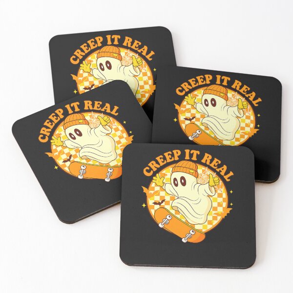 Item preview, Creep It Real Ghost Boy Fall Season Vintage Retro Halloween designed and sold by TalalosART.