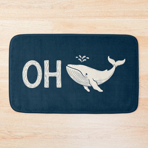 Item preview, Oh Whale Funny Visual Pun Design designed and sold by Altered Pixels.