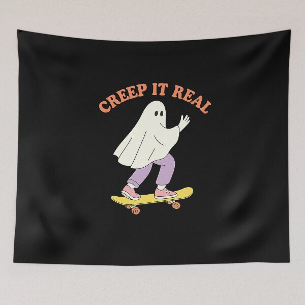 Item preview, Creep It Real Ghost Halloween Groovy designed and sold by TalalosART.