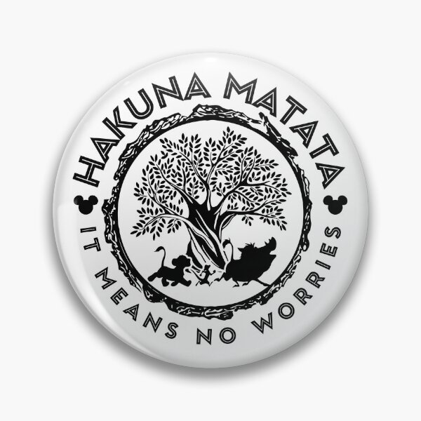 Item preview, Hakuna Matata Retro Lion King Family Quotes designed and sold by HaloHop.