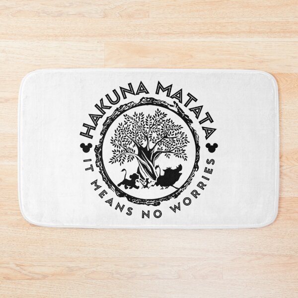Item preview, Hakuna Matata Retro Lion King Family Quotes designed and sold by HaloHop.