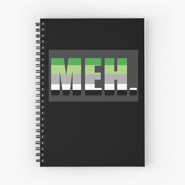 Item preview, "MEH" Aromantic Aro Queer Pride Flag Graphic designed and sold by BluOddities.
