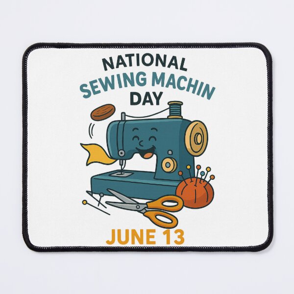 Item preview, National Sewing Machine Day, June 13th designed and sold by JDAShirts.