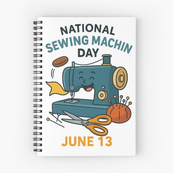 Item preview, National Sewing Machine Day, June 13th designed and sold by JDAShirts.