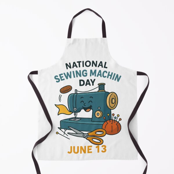 Item preview, National Sewing Machine Day, June 13th designed and sold by JDAShirts.