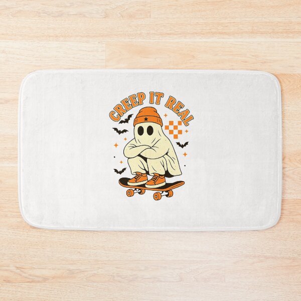 Item preview, Creep it Real Ghost Skateboard Halloween Skateboarding designed and sold by MOHITSALVI.
