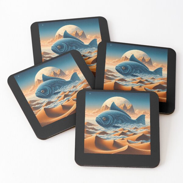 Item preview,  A fish swimming through a desert sky 1 designed and sold by LLdreams.