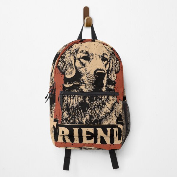 Item preview, Vintage Golden Retriever Portrait Nostalgic Pet Memorial Art designed and sold by TuncGK.