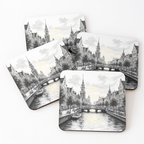 Item preview, Where Calm Meets Culture! ; Serenity in Amsterdam: A Tranquil Urban Landscape designed and sold by Creative-RE.