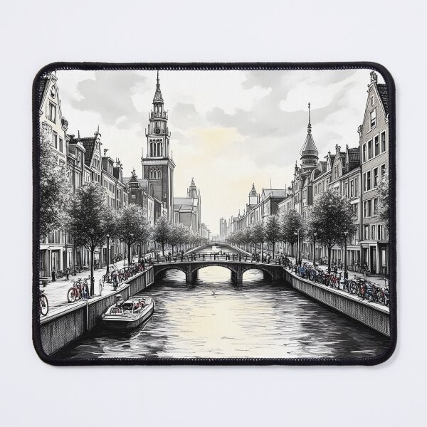 Item preview, Where Calm Meets Culture! ; Serenity in Amsterdam: A Tranquil Urban Landscape designed and sold by Creative-RE.