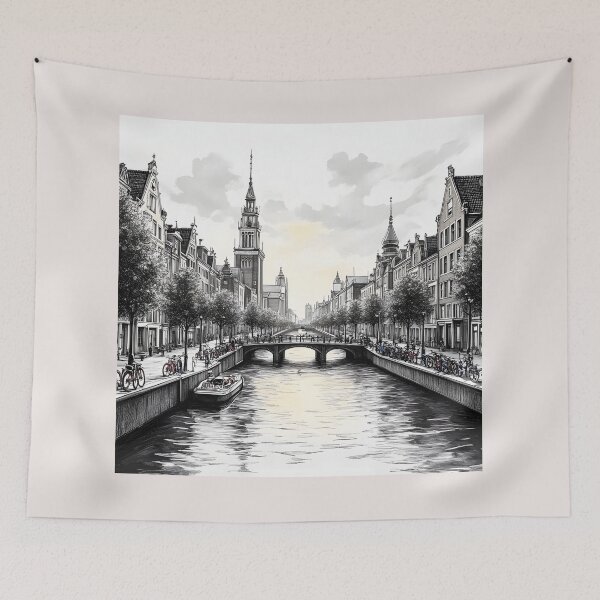 Item preview, Where Calm Meets Culture! ; Serenity in Amsterdam: A Tranquil Urban Landscape designed and sold by Creative-RE.