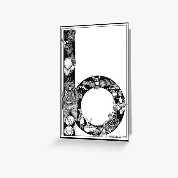 'b' is for... Greeting Card