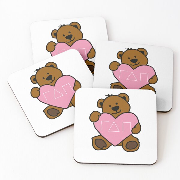 Item preview, Gamma Delta Pi Teddy Bear Heart designed and sold by GDPi-Ithaca.
