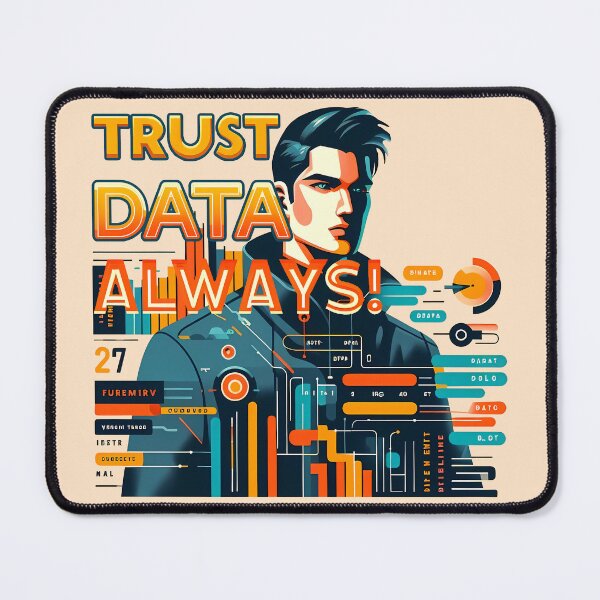 Item preview, Trust Data always, typography designed and sold by maxmaj.
