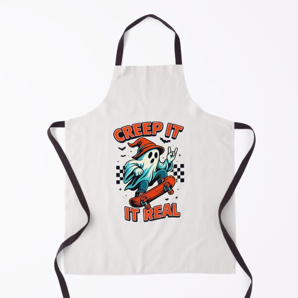 Item preview, Halloween Creep It Real Ghost Boy Fall Season Skateboarding designed and sold by MOHITSALVI.