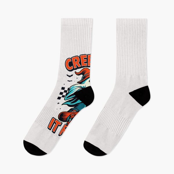 Item preview, Halloween Creep It Real Ghost Boy Fall Season Skateboarding designed and sold by MOHITSALVI.