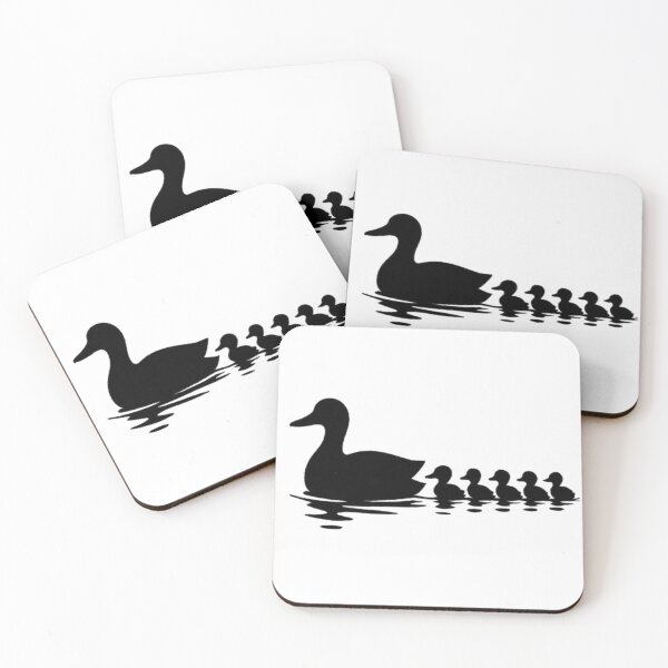 Item preview, Duck Parent and child silhouette designed and sold by mayhaku.