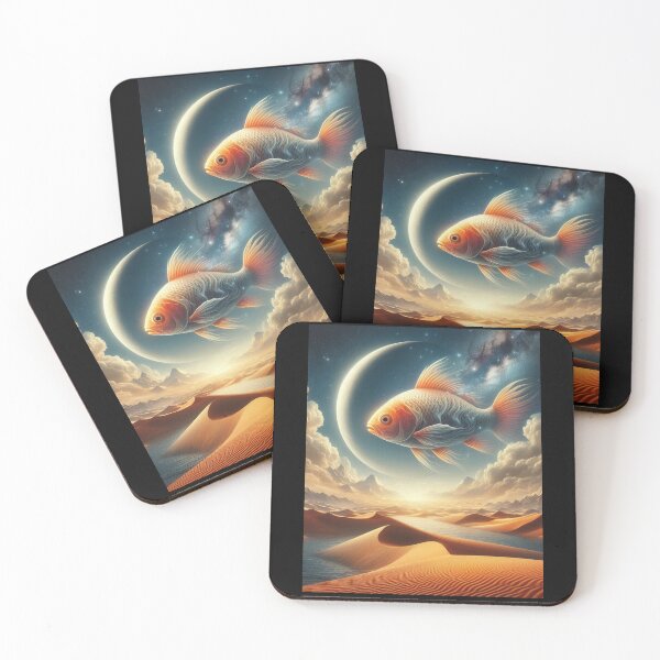 Item preview,  A fish swimming through a desert sky 3 designed and sold by LLdreams.