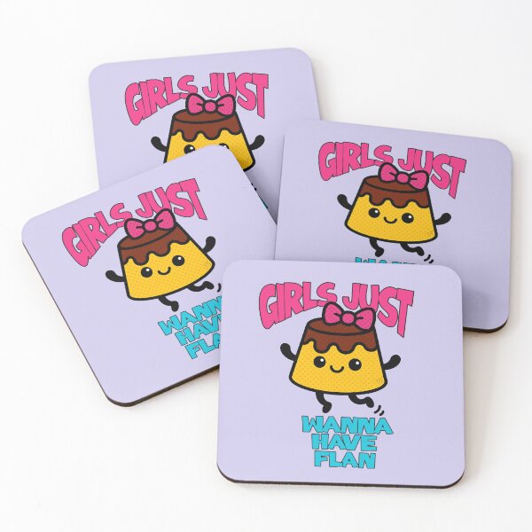 Item preview, Girls Just Wanna Have Flan Funny Punny Cute Foodie designed and sold by Tiendita-Arroyo.