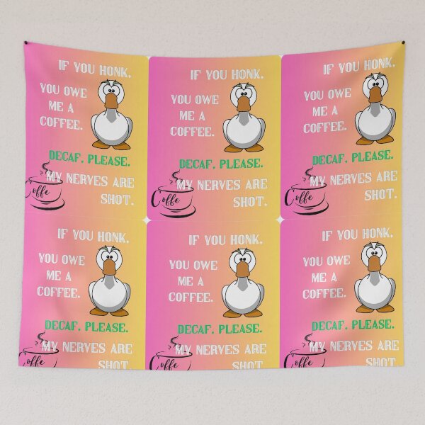 Item preview, The Honk-Fueled Coffee Demand designed and sold by skim3080.