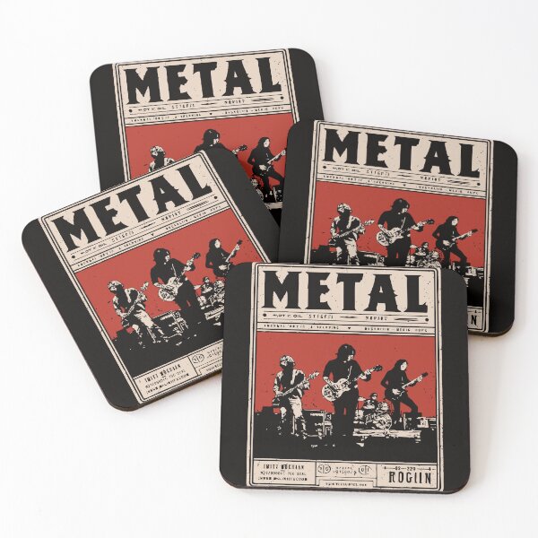 Item preview, Heavy Metal Band Poster Tech Noir Rock Music Propaganda designed and sold by TuncGK.