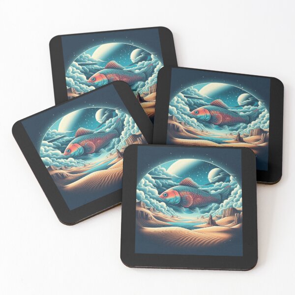 Item preview,   A fish swimming through a desert sky 4 designed and sold by LLdreams.